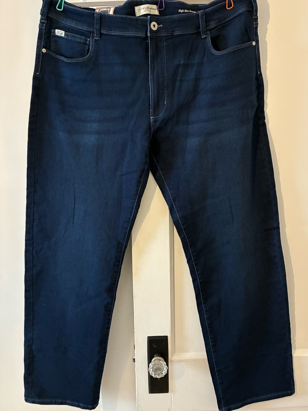 JACHS Girlfriend Jeans in Dark Blue